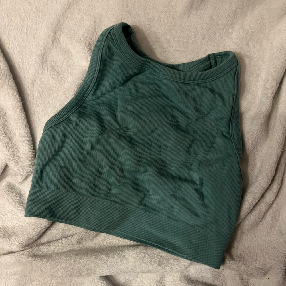 Low support “sports bra” tank top